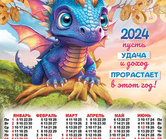 Денежный дракон - Символ 2024 года - с новым годом 2024