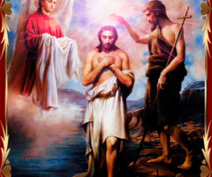 Картинка Икона Крещение Господне - Крещение Господне