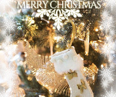 Merry Christmas открытка - с Рождеством Христовым